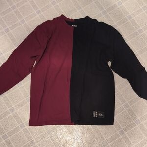 Hollister Two-Tone Long Sleeve Shirt